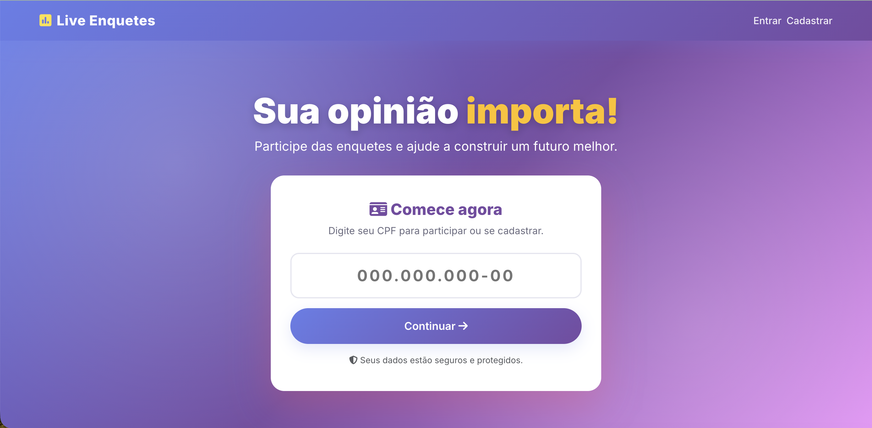 Sistema de Enquete