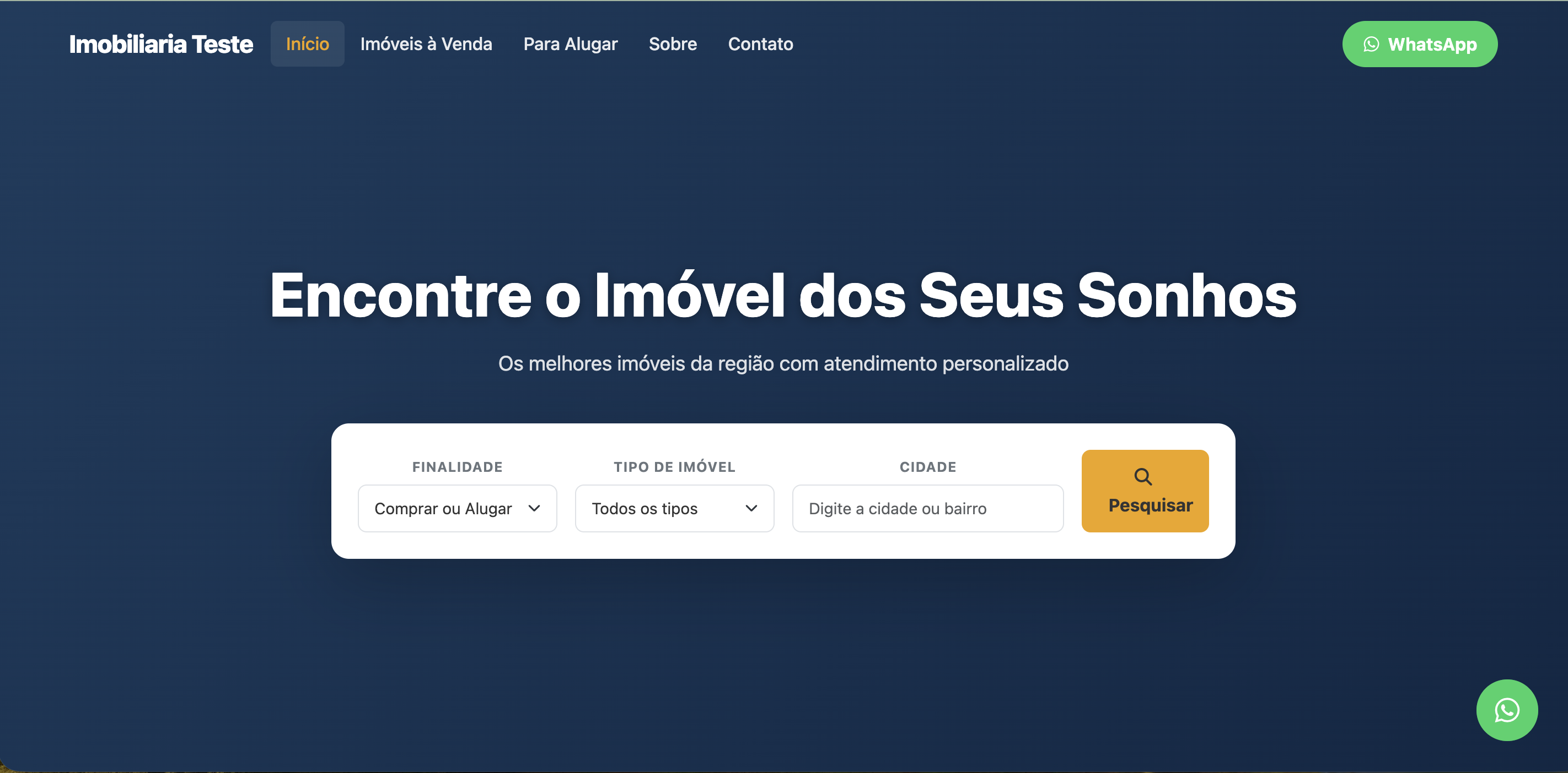 Sistema Imobiliário